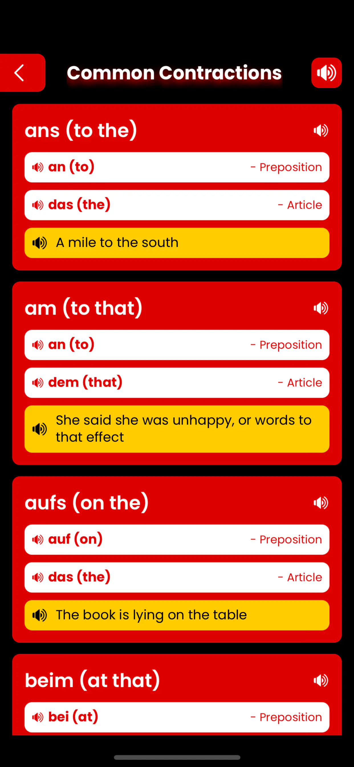 Understand German Contractions