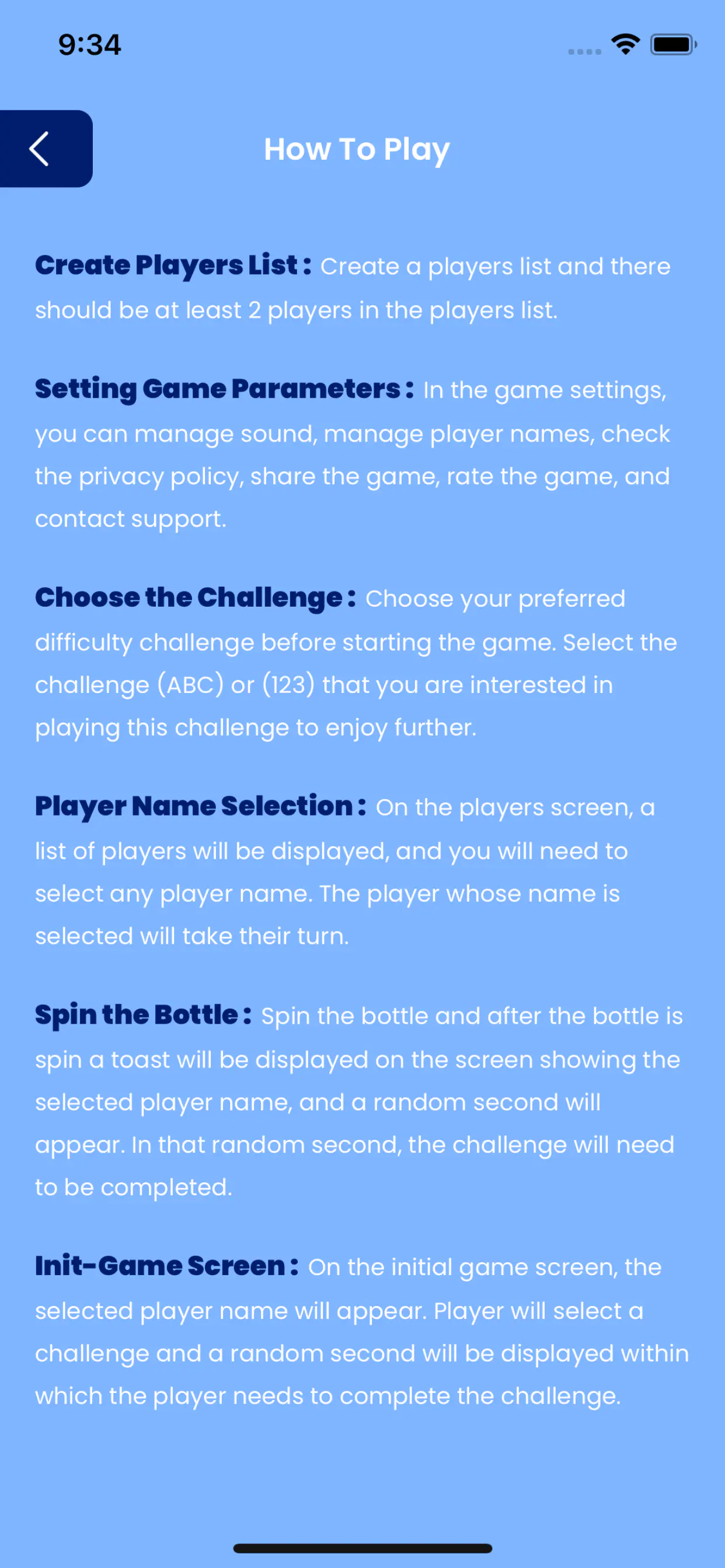 Game Rules: How To Play