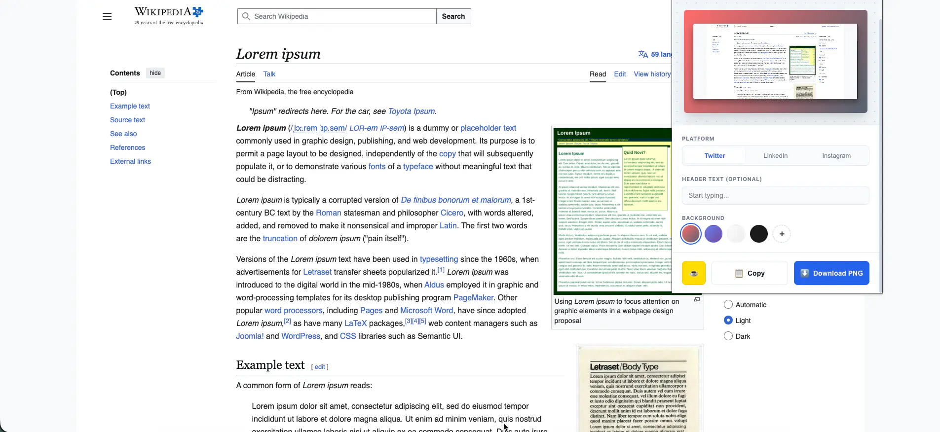 One-Click Screenshot Capture