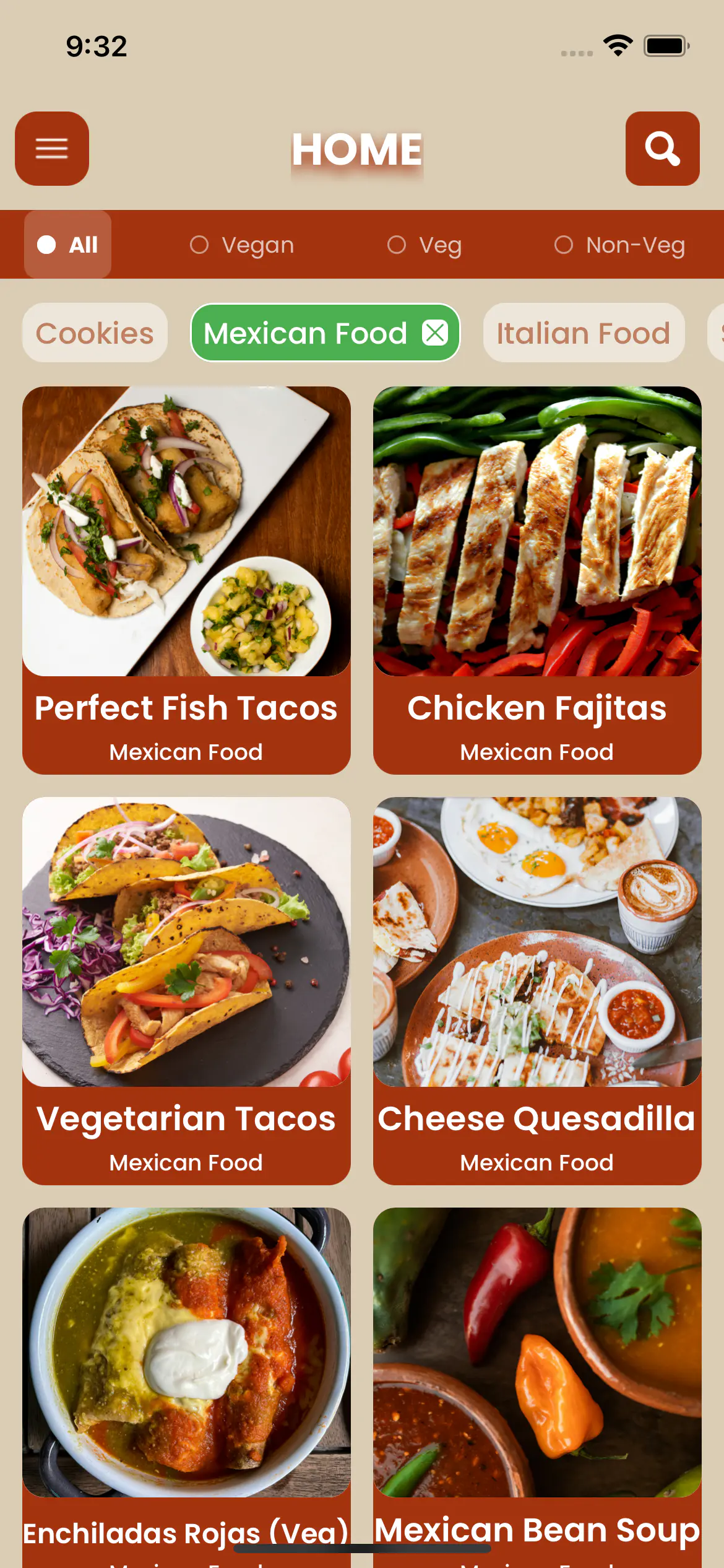 Find the Perfect Recipe, Fast