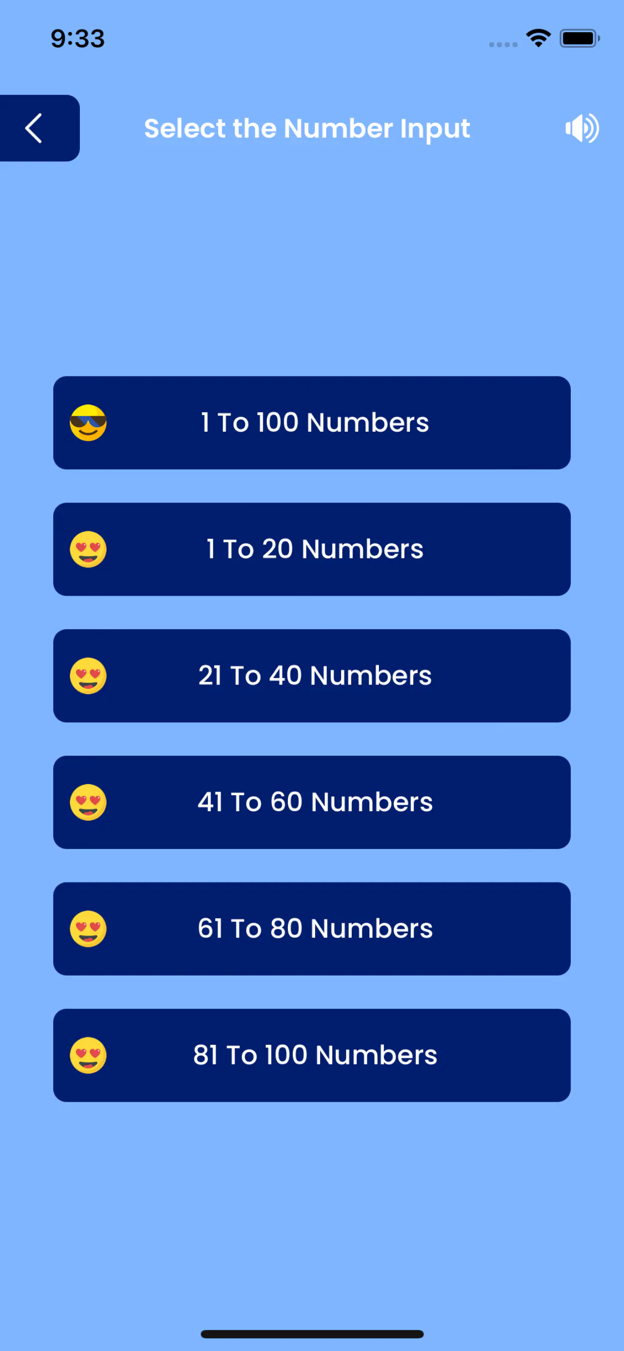 Number Practice Modes