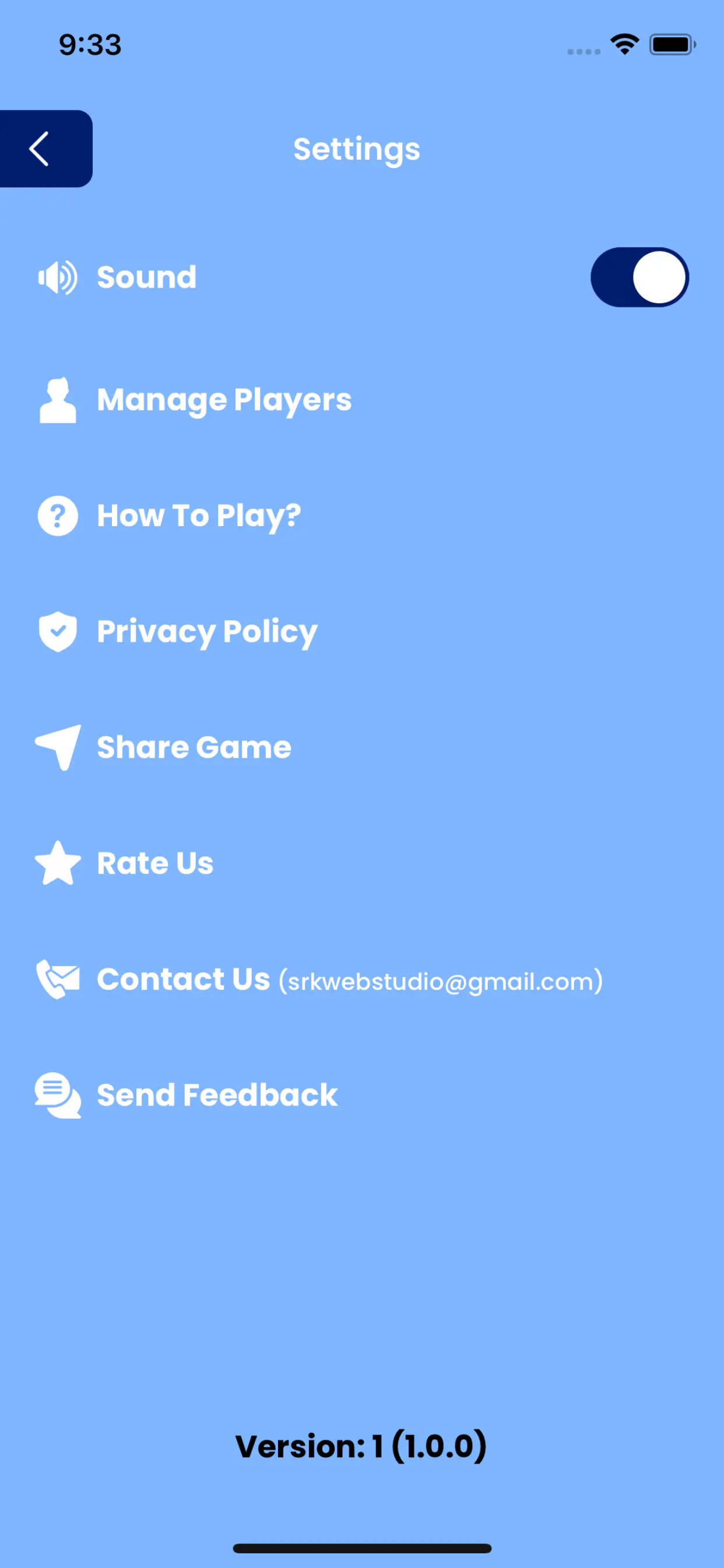 App Settings & Support