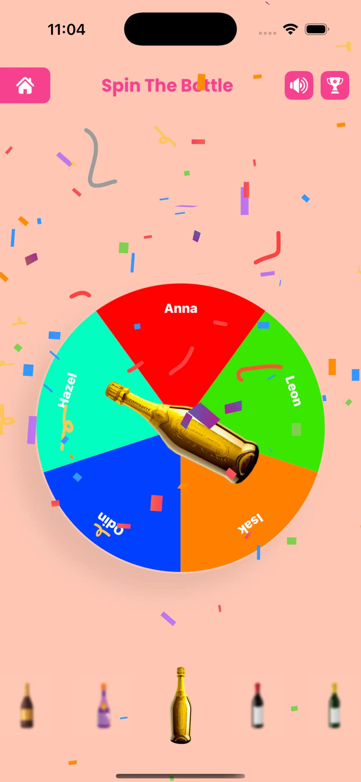 Spin The Bottle for Turn