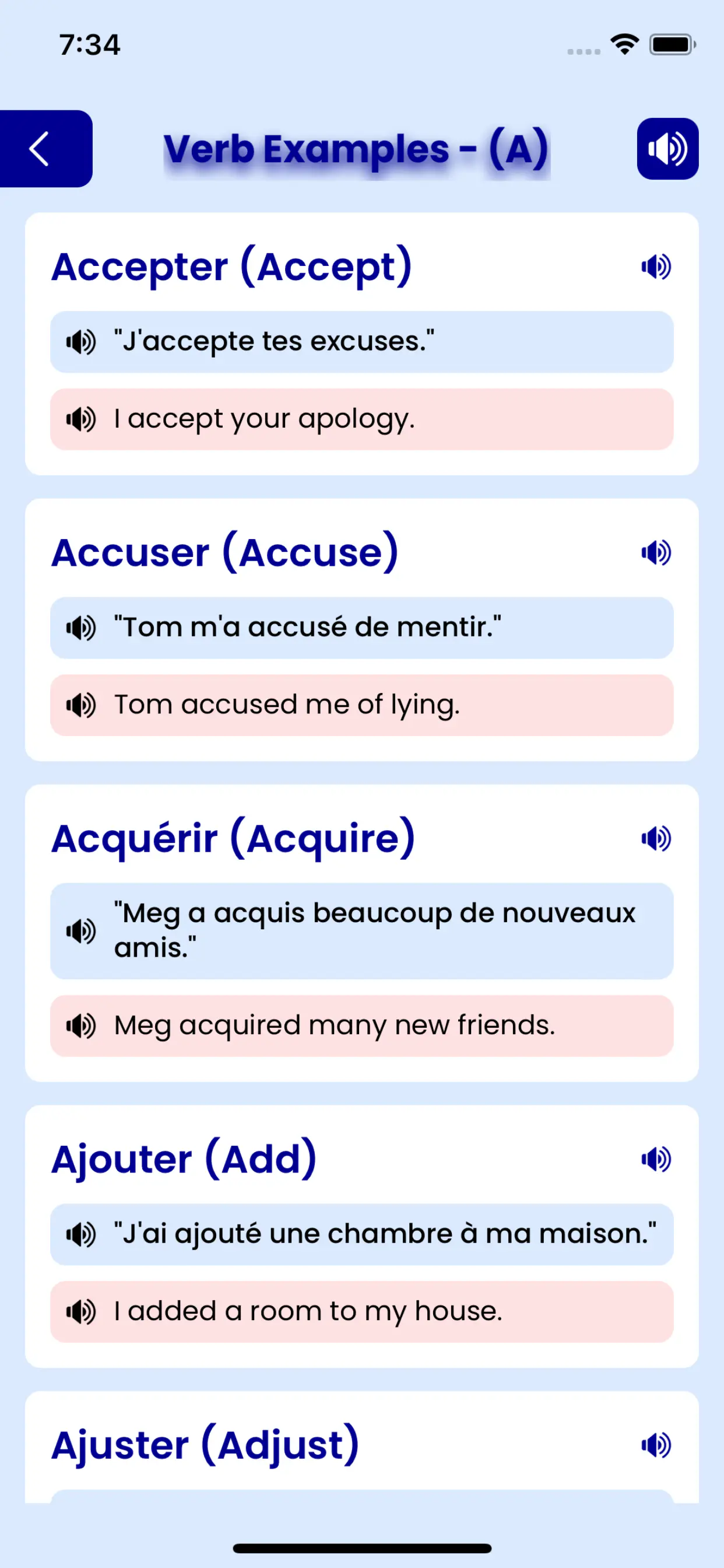 Learn with Real Sentences