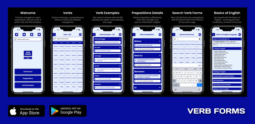 Verb Forms - English